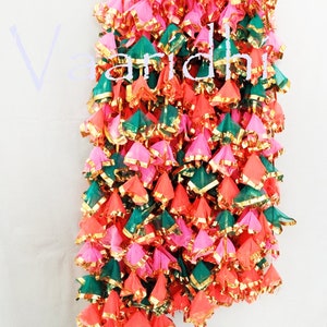 6 feet long Frill Hanging  for Indian Decoration Wedding Decor, Party Decor,Mandap Decor , Muslim Wedding