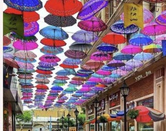 Umbrella Decor for Events, Café, Restaurants / event, Wedding , Hall Decoration  umbrellas