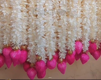 3ft  Jasmine Gajra Garland  Wedding Decoration -Party Nikah-Mandap Decor Temple Decor