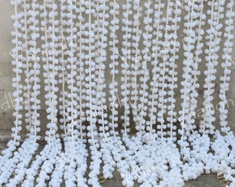 2,5m große Mogra Jasmin Blumengirlande, indische Hochzeitsdeko