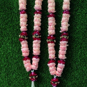 Varmala Haar Flower Garland , Jaimala asian Wedding Mala,Nikah Mala, Varmala, Jaimala , Sagan Mala, Bride & Groom Mala,