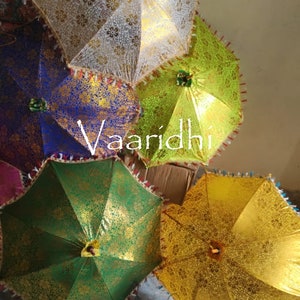 BULK LOT Wedding Umbrella Decor Umbrella Haldi Umbrella Wedding Decoration Party Parsols Mehndi Decoration Umbrella Indian Handicraft image 3