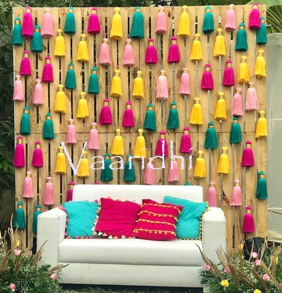 Seguid así regular mermelada 100 colgantes de borlas para decoración de boda decoración del - Etsy México