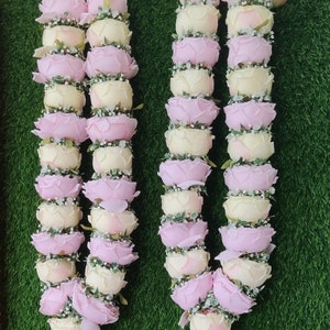 Rose Engagement Varmala  Wedding Mala, Honor Mala,  Jaimala , Sagan Mala, Indian Garland, Flower Garland Asian Wedding
