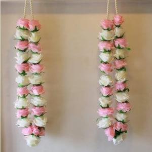 Engagement Varmala  Wedding Mala, Anniversary Garland,  Jaimala , Sagan Mala, Indian Garland, Flower Garland Asian Wedding