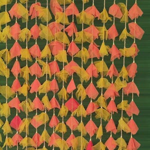 4ft Net Garland Hangings For Indian decor Mehndi  Wedding Garlands   Party Decor