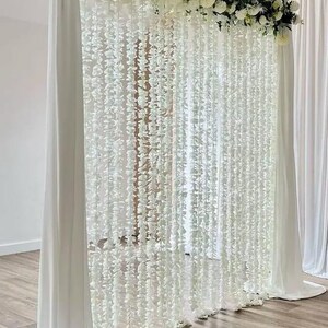 6ftx6 Ft Nikah Pardah Partition Set of Garlands,top Flower Runner ...