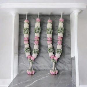 Bollywood Wedding Garlands  Varmala  ,  Wedding Mala, Engagement Garland , Jaimala , Bride and Groom garland Asian Wedding Garlands