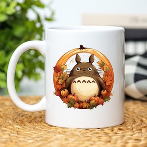 My Neighbor Totoro Ceramic Coffee Mug With Lid And Spoon