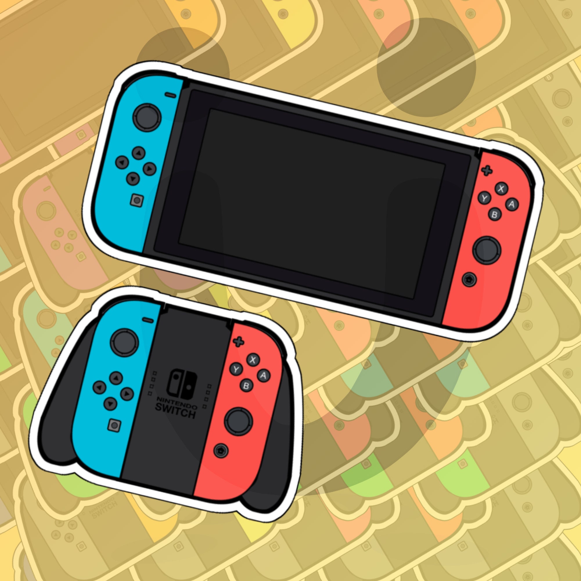 Tu pegatina de vinilo Nintendo Switch Etsy