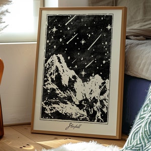 vintage poster of starfall