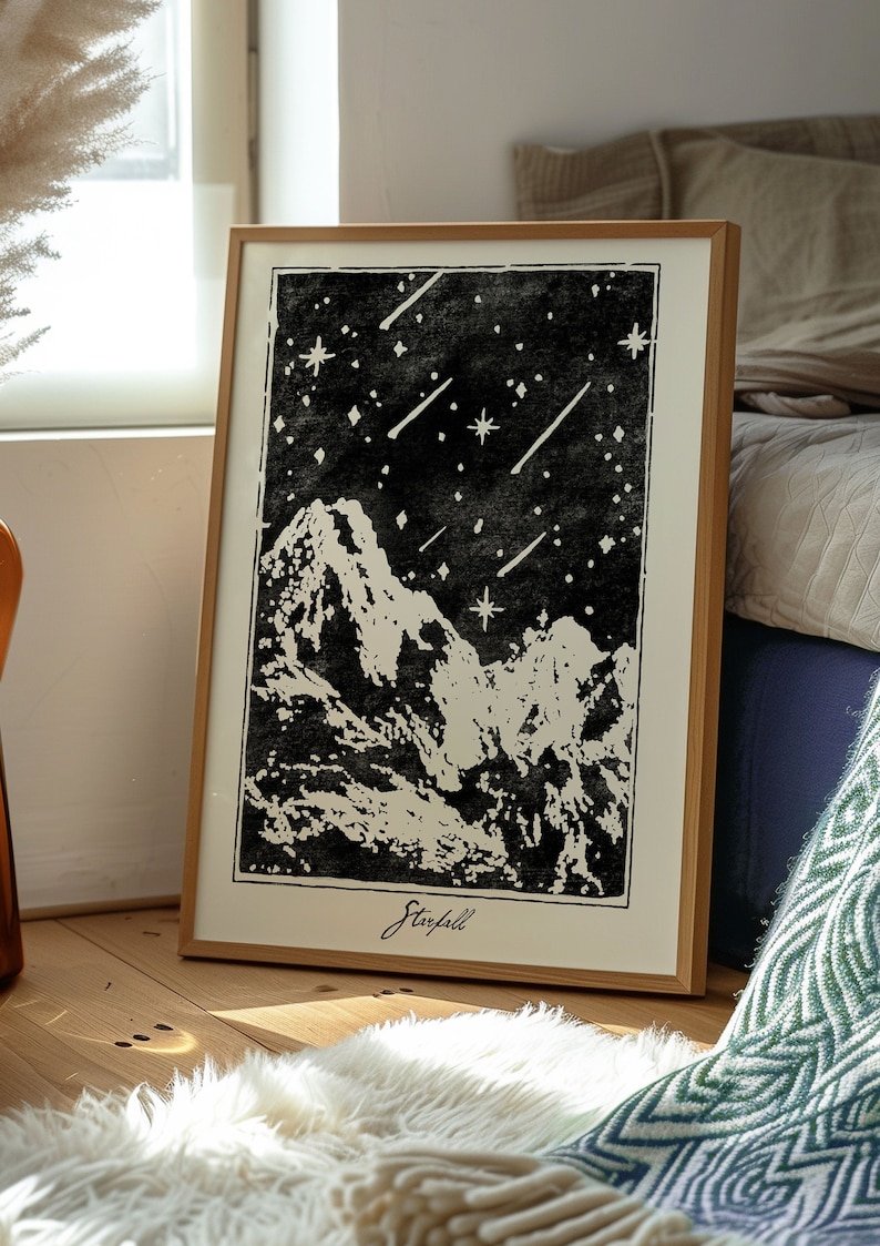 vintage poster of starfall