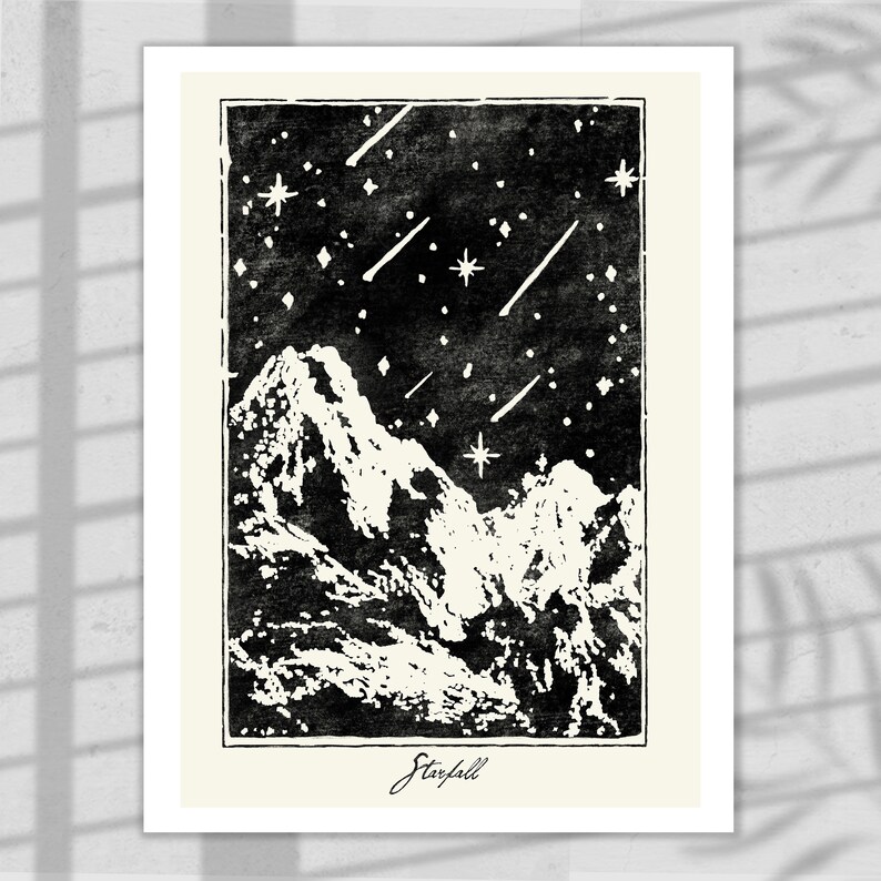 vintage poster of starfall