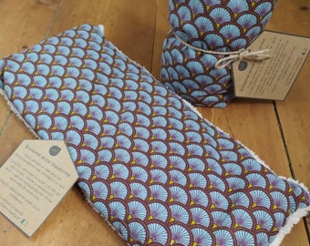 Bouillotte sèche XL chaud/froid déhoussable, lin ou orge perlé bio