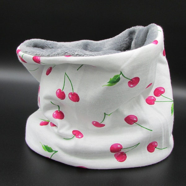 Snood cerises - Tour de cou - Bébé, enfant, adulte -Tissus Oeko Tex