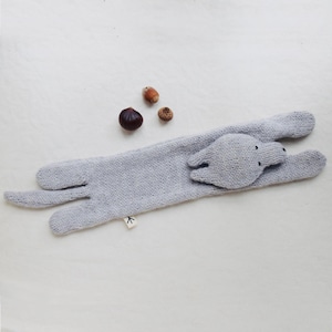 Digital wolf knitting pattern / wolf knitting pattern / wolf soft toy pattern / baby wolf toy pattern / wolf toy knitting pattern for children