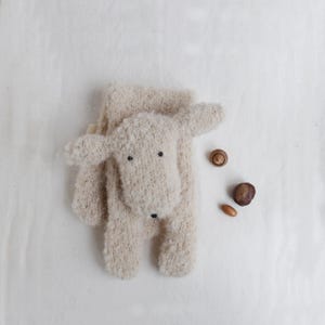 Patron NUMERIQUE tricot agneau/ patron tricot bébé / patron doudou agneau / jouet à tricoter