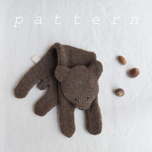 DIGITAL bear knitting pattern/bear knitting pattern/bear cuddly toy pattern/knitting toy