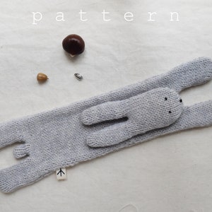 Cuddly rabbit KNITTING PATTERN / rabbit knit pattern