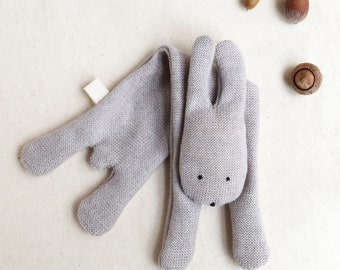 rabbit softy / rabbit stuffed toy/wool toy/soft toy/baby gift