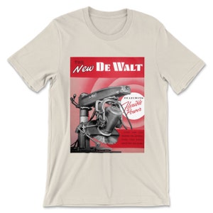 DeWalt — &quot;Flexible Power&quot; (Vintage Brochure) T-Shirt (Multiple Colors)