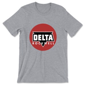Delta-Rockwell — 1953-1966 Emblem (Solid) T-Shirt (Multiple Colors)