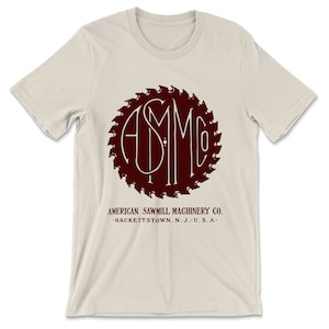 American Sawmill Machinery Co. — Insignia (Maroon) T-Shirt (Multiple Colors)