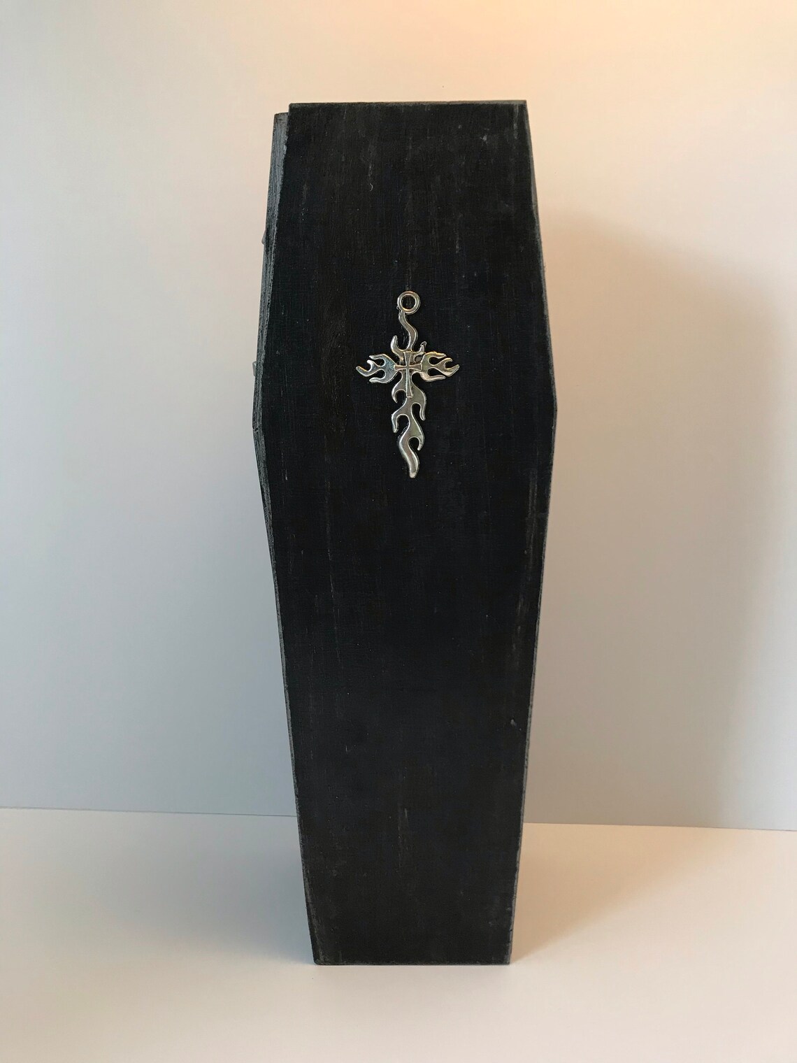 Iron Maiden Coffin Large / Black, Silver and Red Etsy