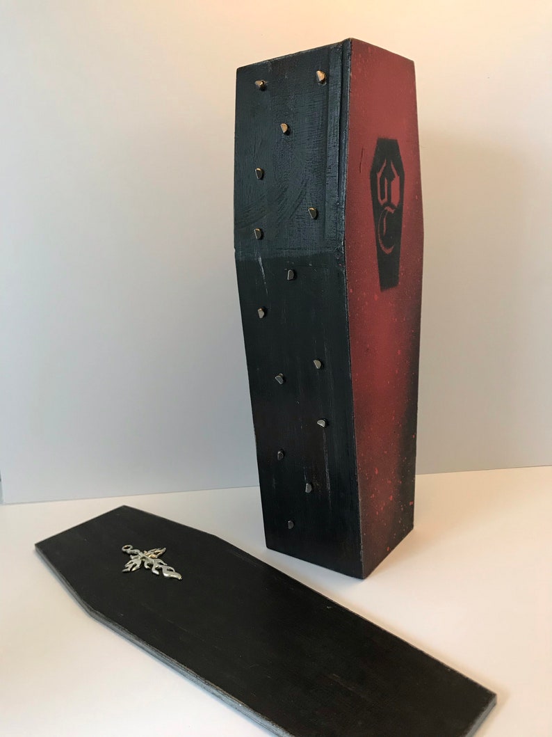 Iron Maiden Coffin Large / Black and Silver Etsy UK