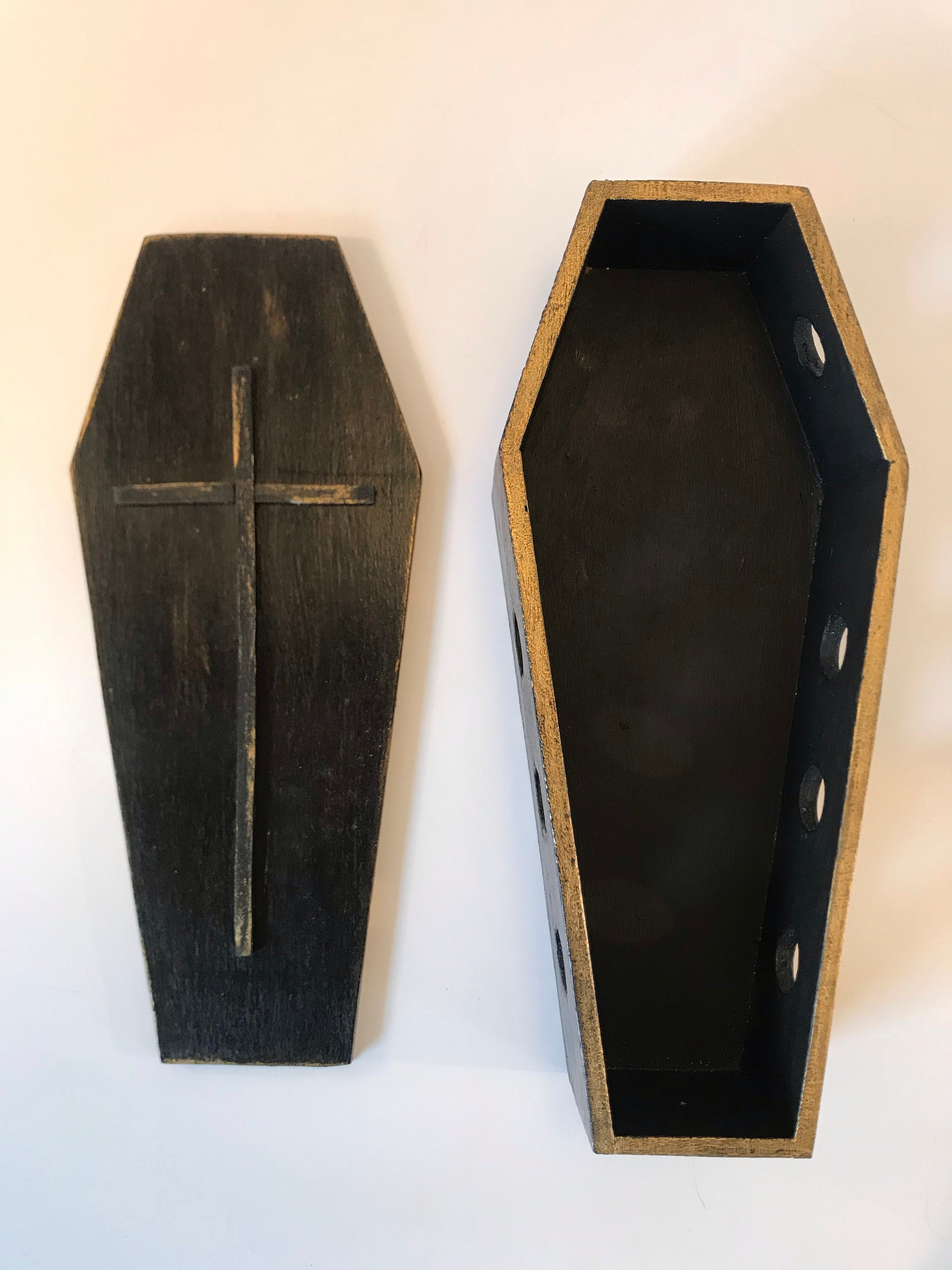 Coffin Incense Burner Crucifix Etsy