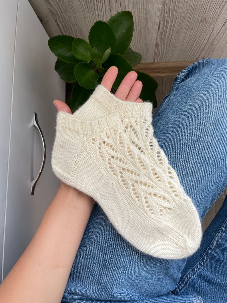 Ankle lace socks tutorial