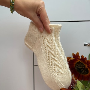 First time socks knitting