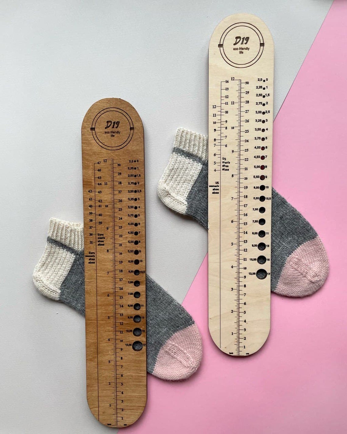 Knitting ruler Personalized knitting tool Ruler for Measuring Etsy