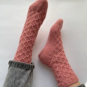 Adult knitted socks