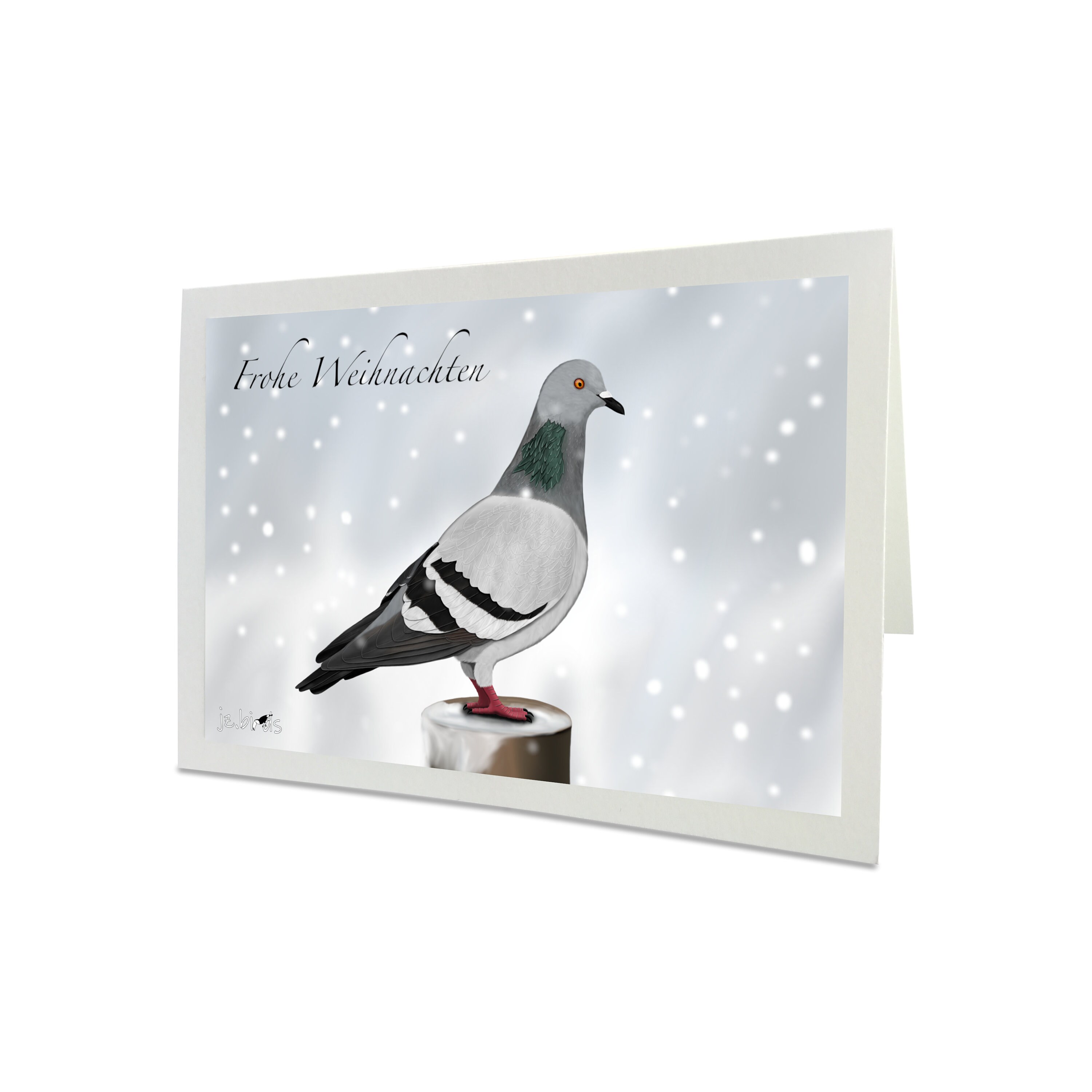 15 Weihnachtskarten mit Umschlag Set Grußkarten Weihnachten Taube