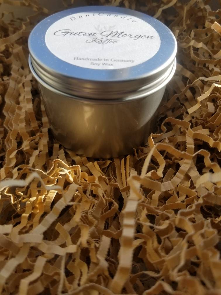 Chandelle Parfum Dans Le Café en Boîte