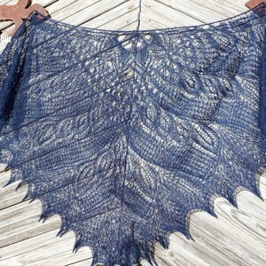 Hand knitted kid mohair and silk lace shawl , kidsilk shawl, Wedding knitted shawl, mohair scarf, Wild Swan Shawl