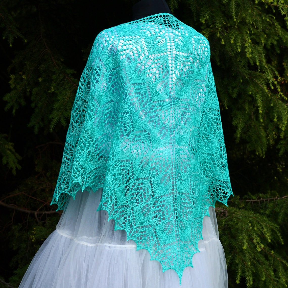 Hand Knitted Linen Lace Shawlbc Garn Shawl Wedding Knitted Etsy