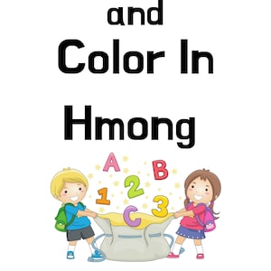 Zählen und malen wir In Hmong