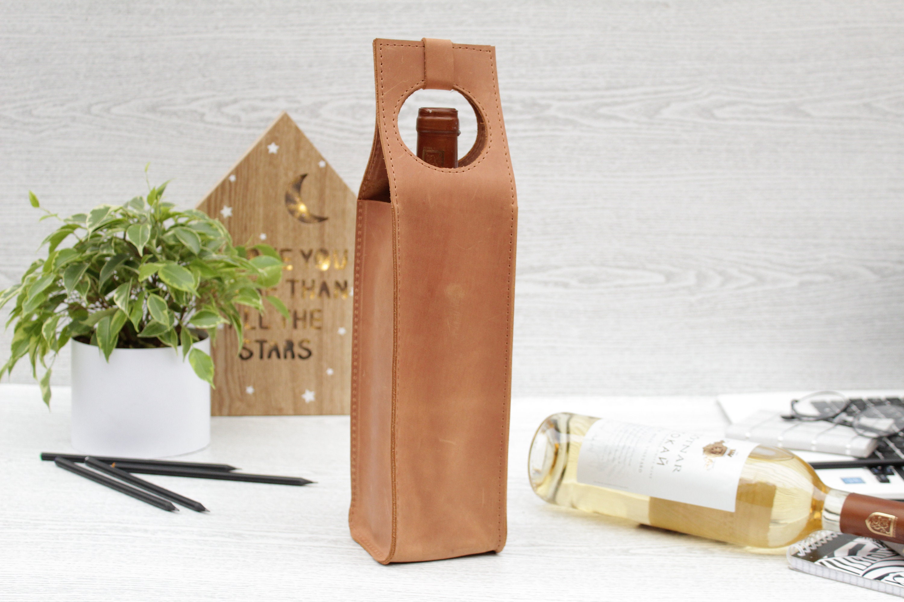 Wine bottle holder wine bag wine holder bridesmaid gift Etsy