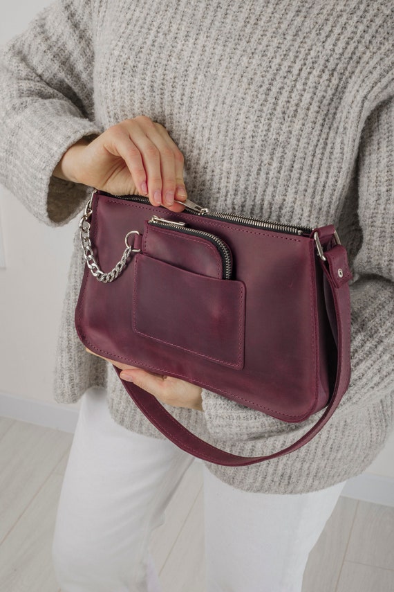 Crossbody Bags Cross Body Bag Leather Purse Crossbody Etsy