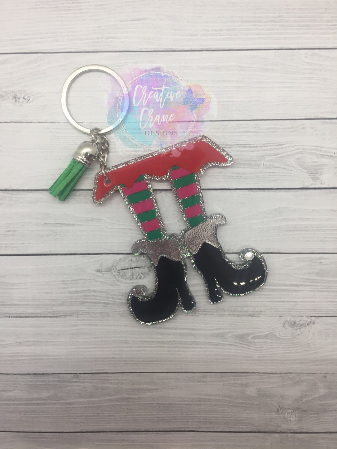 Elf Feet Keychain - Etsy