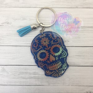 Sugar Skull Keychain