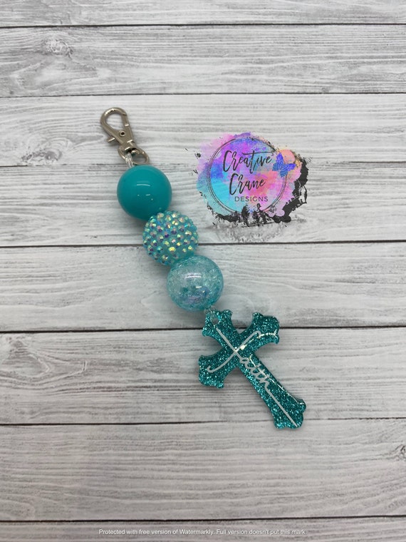 Faith Beaded Keychain Faith Beaded Keychain