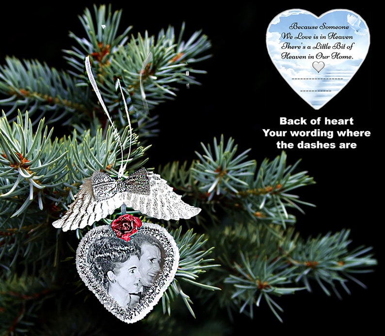 In Memory Christmas Memorial Remembrance Decoration Angel | Etsy