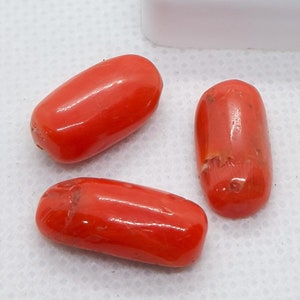 3 stuks 100% natuurlijke antieke oranje koraal ovale cabochon Veel Italiaanse oranje koraal losse cabochon edelsteen voor het maken van sieraden M81