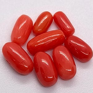 Geweldige oranje koraal ovale cabochon lot-Italiaanse oranje koraal cab-Its 100% echte rode koraal cabochon edelsteen voor prachtige sieraden maken