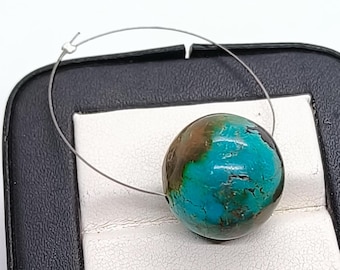 Natural Tibetan Turquoise Oval Bead: Tumble Stone, 25/20/10mm - Etsy