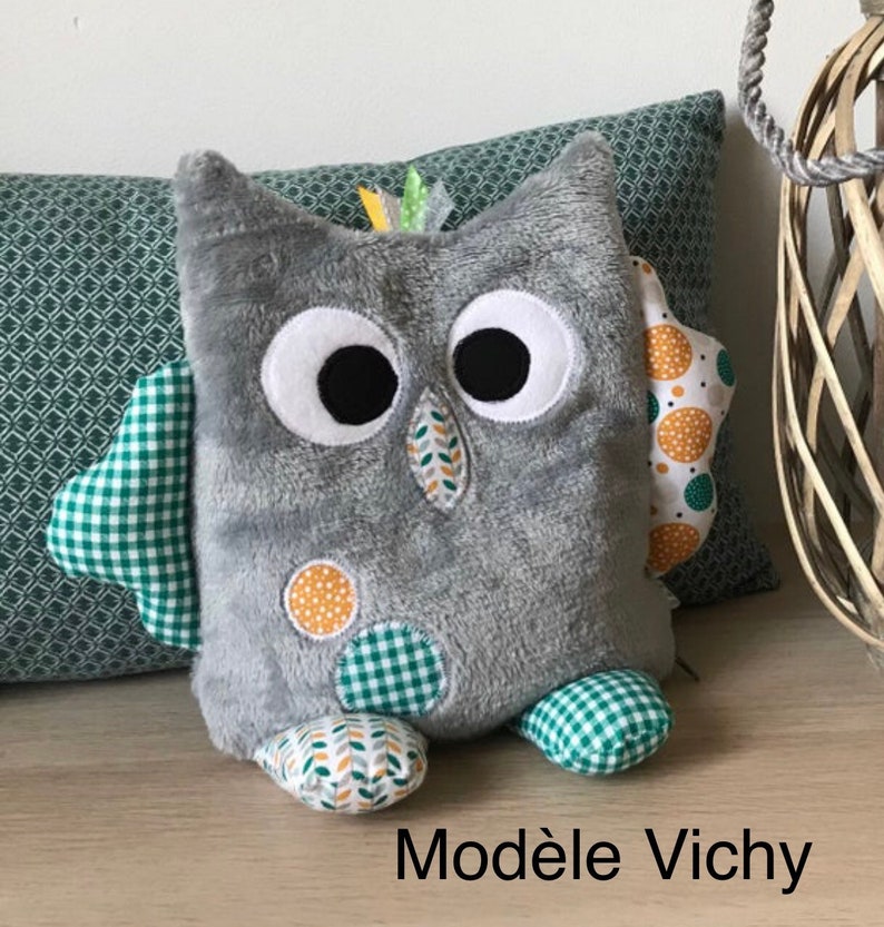 Owl dry hot water bottle /owl Etsy