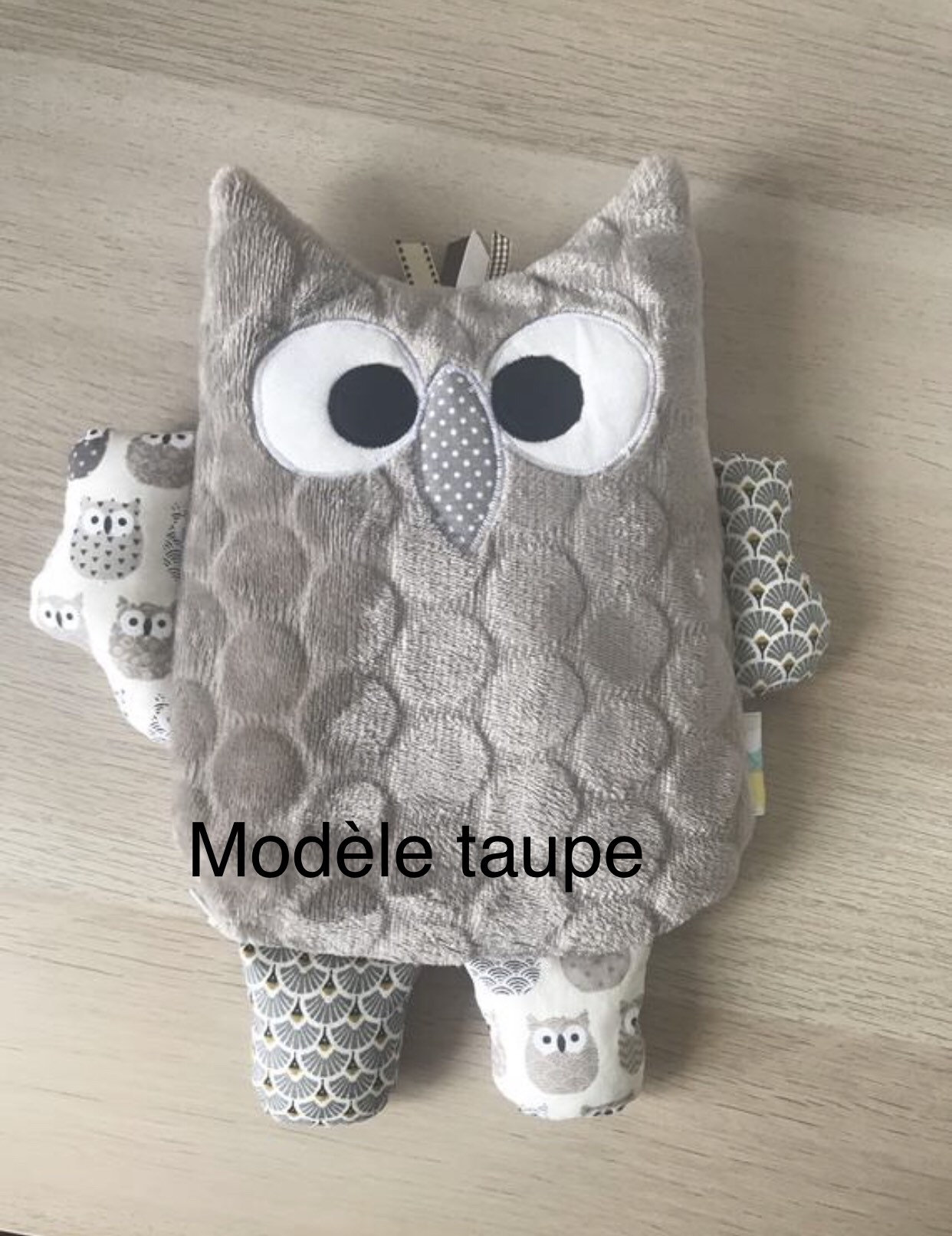 Owl dry hot water bottle /owl Etsy